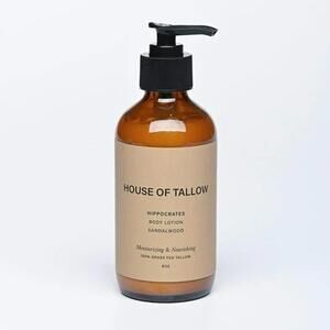 House of Tallow Hippocrates (Sandalwood) 100% Grass Fed Tallow Body Lotion 8oz
